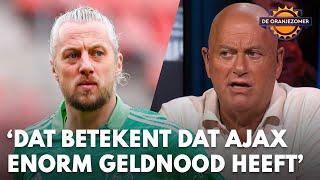 Jack van Gelder constateert Als Pasveer keept betekent het dat Ajax enorme geldnood heeft