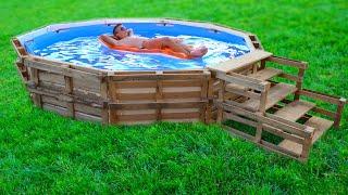 Homemade POOL From PALLET ?