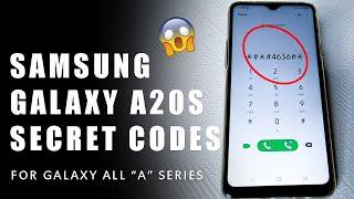 Samsung Galaxy A20s Secret Codes - For A10s A30s A50s A Series