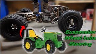 40 HP Toy Tractor Build part 2 - Suspension