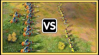 Aoe4 Ghazi Raiders vs Early Man At Arms