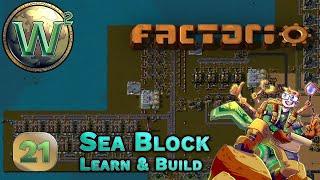 Factorio Sea Block Learn & Build - Better Slag - Lets Play - Episode 21