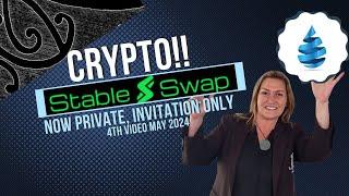 Lets talk crypto - my favourite Stable Swap - Video 4 May 2024