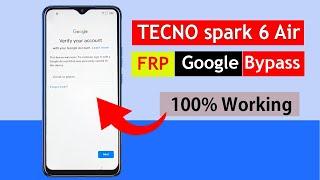 tecno spark 6 air frp bypass tecno spark 6 air Google account bypass tecno ke6 frp bypass