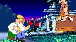 AN Mugen Request #1979 Homer Simpson & Peter Griffin VS Fred Flistones & George Jetson