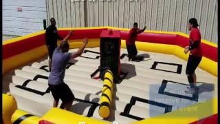 Wipe Out Elimination Game - Inflatable Party Game Rental - Dallas TX