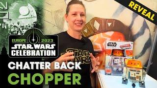 Star Wars Chatter Back Chopper Animatronic Demo @ SWCE 2023