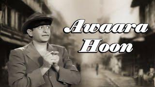 Awaara Hoon  AWAARA 1951  Mukesh Evergreen Hit Song  Nargis  Raj Kapoor 50s Classic Song