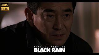 Black Rain 1989 Outburst of Rage Scene Movie Clip Upscale 4k UHD HDR Michael Douglas