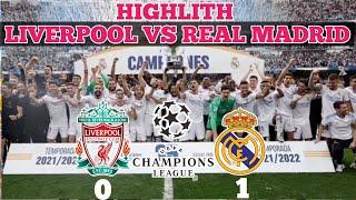 Highlight real madrid vs liverpool hasil liga champion.