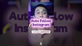 Auto follow di instagram #shortvideo