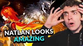 NEW NATLAN DEMO? AHHH Ignition Teaser A Name Forged in Flames REACTION  Genshin Impact