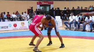 Indian Wrestling Kushti Dangal Bout at Chandgiram gold cup 2016 Indira Gandhi Stadium