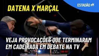 DATENA X MARÇAL Provocação cadeirada e expulsão no DEBATE da Cultura veja sequência