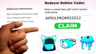 +5 *NEW* Roblox Promo codes 2022 All Free ROBUX Items in MAY + EVENT  All Free Items on Roblox