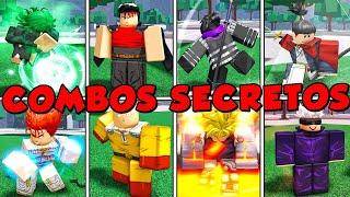 TODOS OS NOVOS COMBOS SECRETOS PARA VENCER QUALQUER UM NO SAITAMA BATTLEGROUNDS  ROBLOX