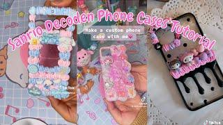  Make The Kawaii Sanrio Decoden Phone Cases DIY Tutorial With Me  TikTok Compilation #42