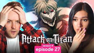Attack on Titan  Season 4 Episode 27 REACTION