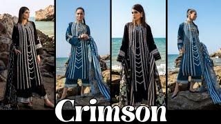 CRIMSON LUXURY LAWN 2023 ️ NEW ARRIVALS  MASTER REPLICA  EID COLLECTION  DESIGNER DRESSES