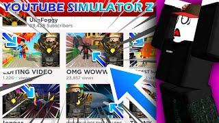 HOW TO MAKE THE BEST YOUTUBE VIDEOS - Roblox YouTube Simulator Z