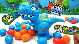 Dinosaur Ice Rex Smashers - Blue T-Rex Broke Dinosaur Egg Dino Fossil Eggs Zombie Dinos