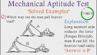 Mechanical Aptitude Test Solved & Explained  Mechanical Comprehension Test 