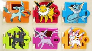 Eevees Evolution Surprise Trapped Doors Box Rescue and Catch Pikachu