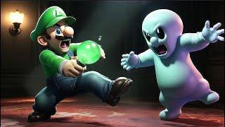 Luigi Mansion Baby Boss Fight Horror Hotel 2001-2002 Nintendo Gamecube Console GamePlay #2