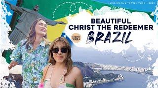 LUNA TRAVELING KE TEMPAT IKONIK DI BRAZIL BARENG VANESHA PRESCILLA. CHRIST THE REDEEMER STATUE