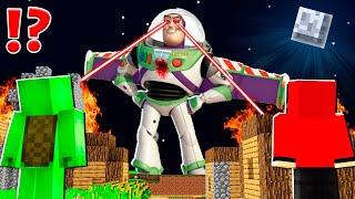 Why Creepy Buzz Lightyear BECAME TITAN and ATTACK JJ and MIKEY at 300am ? - in Minecraft Maizen