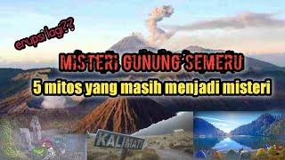 Misteri gunung semeru erupsipaku bumi jawa ditancapkan para dewa