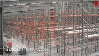 Warehouse Fit-out Time lapse Movie