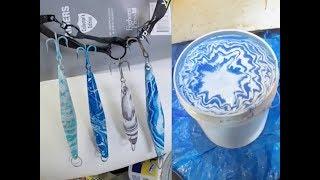 DIY HYDRO DIPPING JUST A BUCKET AND SPRAY PAINT Surface Irons