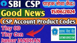 SBI CSP  Good News  CSP Account Product Code Related Video Kiosk banking update