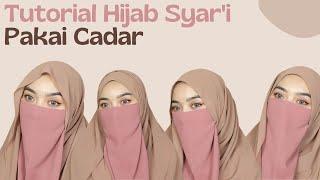 Hijab Syari Pakai Cadar Untuk Lebaran