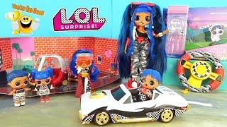 Семейка кукол DOWNTOWN и МАШИНА на радиоуправлении L.O.L  Surprise серии J.K.