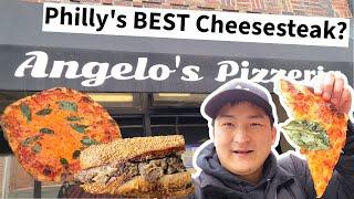 Phillys BEST CHEESESTEAK? Angelos Pizzeria Review