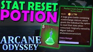 How To Make The STAT RESET POTION  Arcane Odyssey