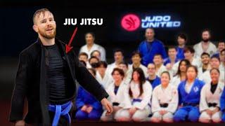 BJJ blue belt’s first judo sparring vs. real judokas