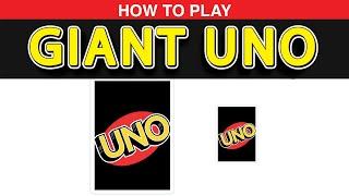 How to Play Giant UNO? Uno Variants