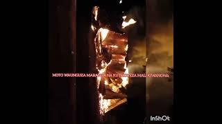 moto waunguza mabanda ya biashara kiwangwa na kuteketeza mali zote kwenye mabanda ayo