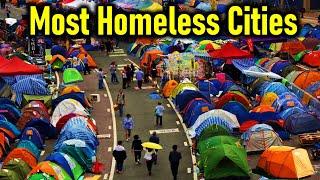 Top 10 Cities with Highest Homeless Crisis in US City of Homelessness