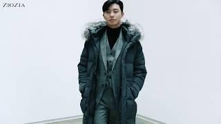 지오지아 2018 FW 박서준 롱다운 시리즈