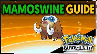 HOW TO EVOLVE PILOSWINE INTO MAMOSWINE ON POKEMON BLACK AND WHITE