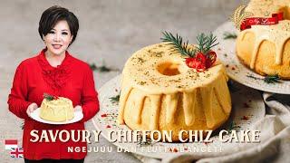 MUDAH & CANTIK Resep Chiffon Cheese Cake Kreasi Bolu Keju GURIH 100% NAGIH