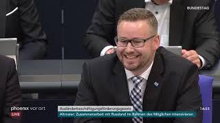 Bundestagsdebatte zum Ausländerbeschäftigungsförderungsgesetz am 07.06.19