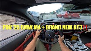 POV 2025 BMW M4 COMPETITION XDRIVE + BRAND NEW GT3 & DIY WINDSHIELD REPAIR #bmwm #gt3 #g82 #m4