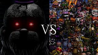 NIGHTMARE VS ALL OF FNAF