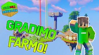 GRADIMO VELIKO FARMO  Swamli Oneblock Skyblock