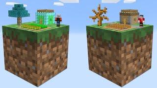 1$ UZAY BLOK VS 1000$ UZAY BLOK - Minecraft